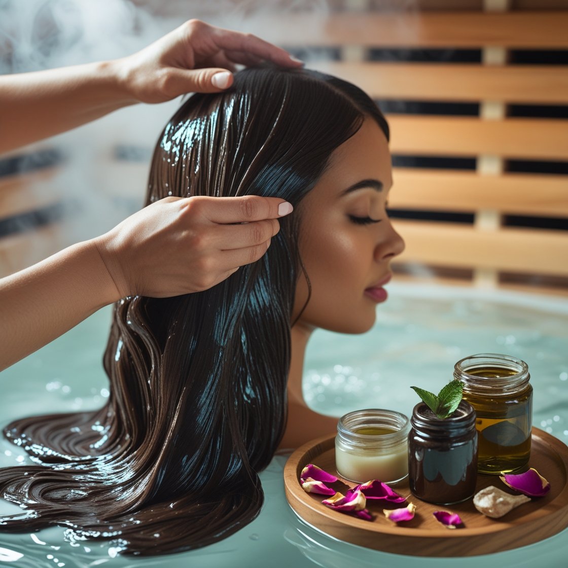 Hair Mask for Sauna