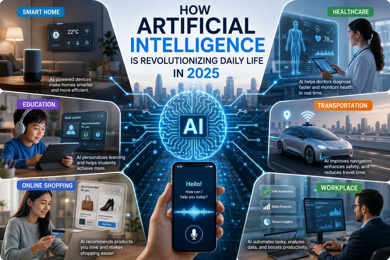 AI transforming daily life in 2025