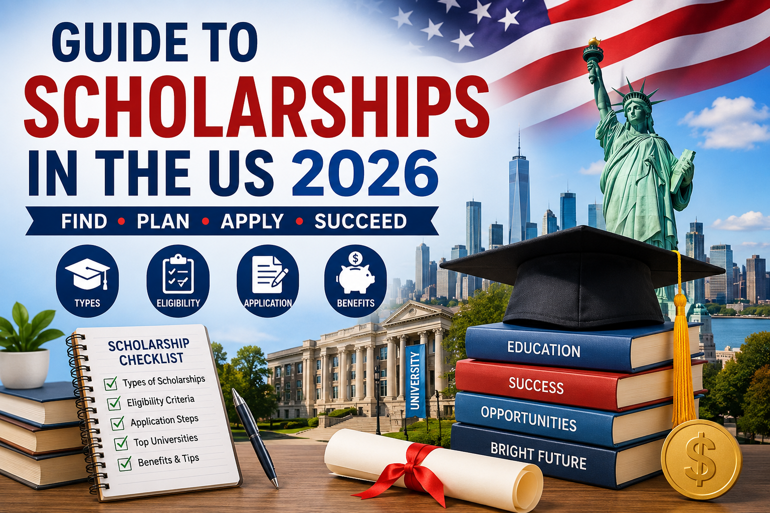 Student scholarship guide in the United States for 2026