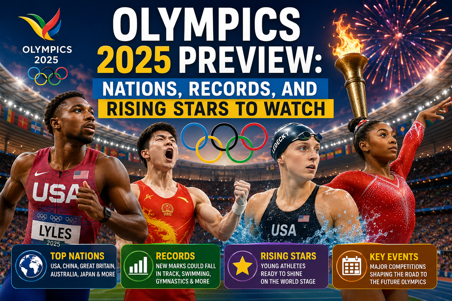 Olympic 2025 athletes poster
